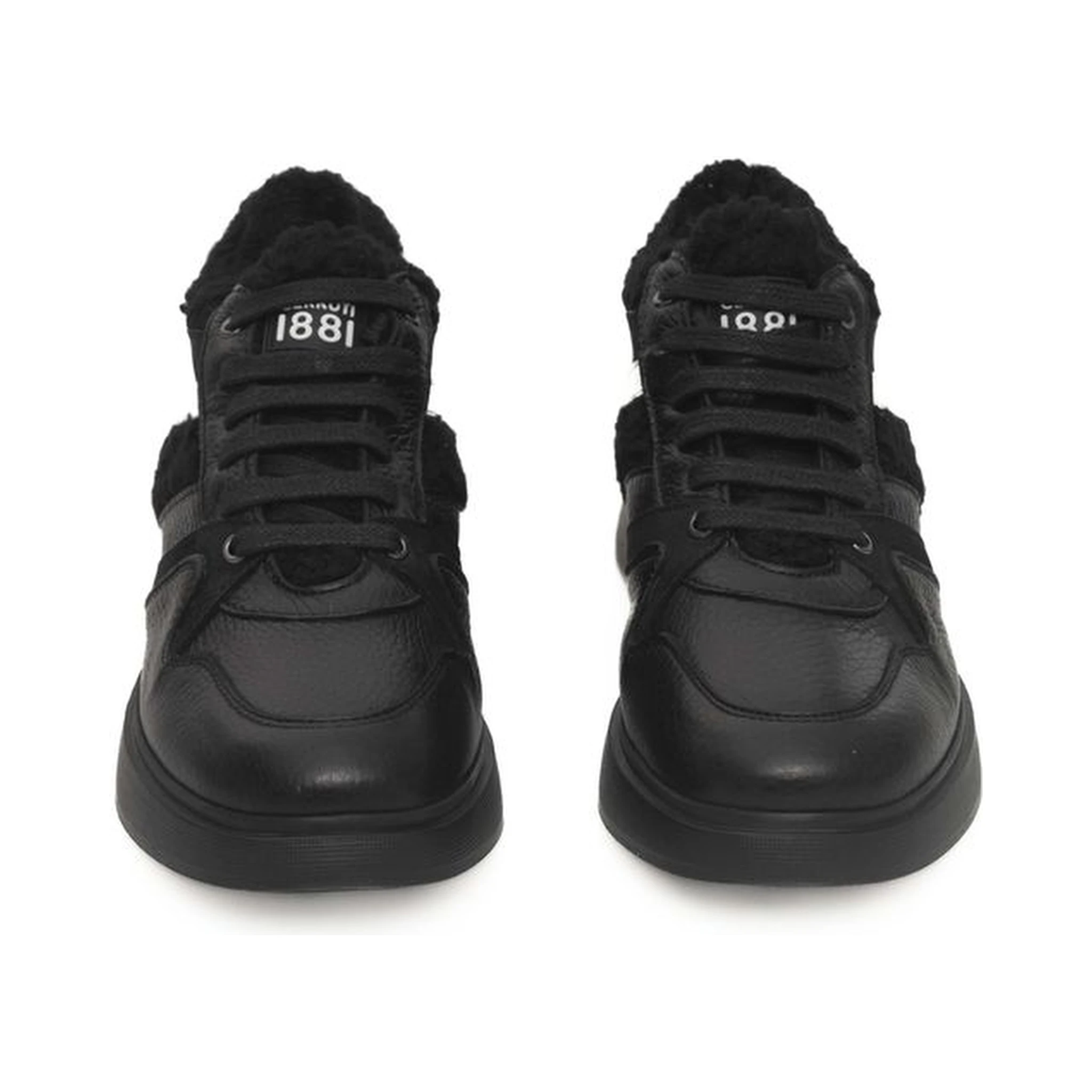 Black Cowhide Sneaker