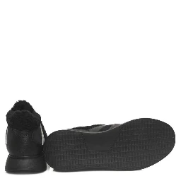 Black Cowhide Sneaker