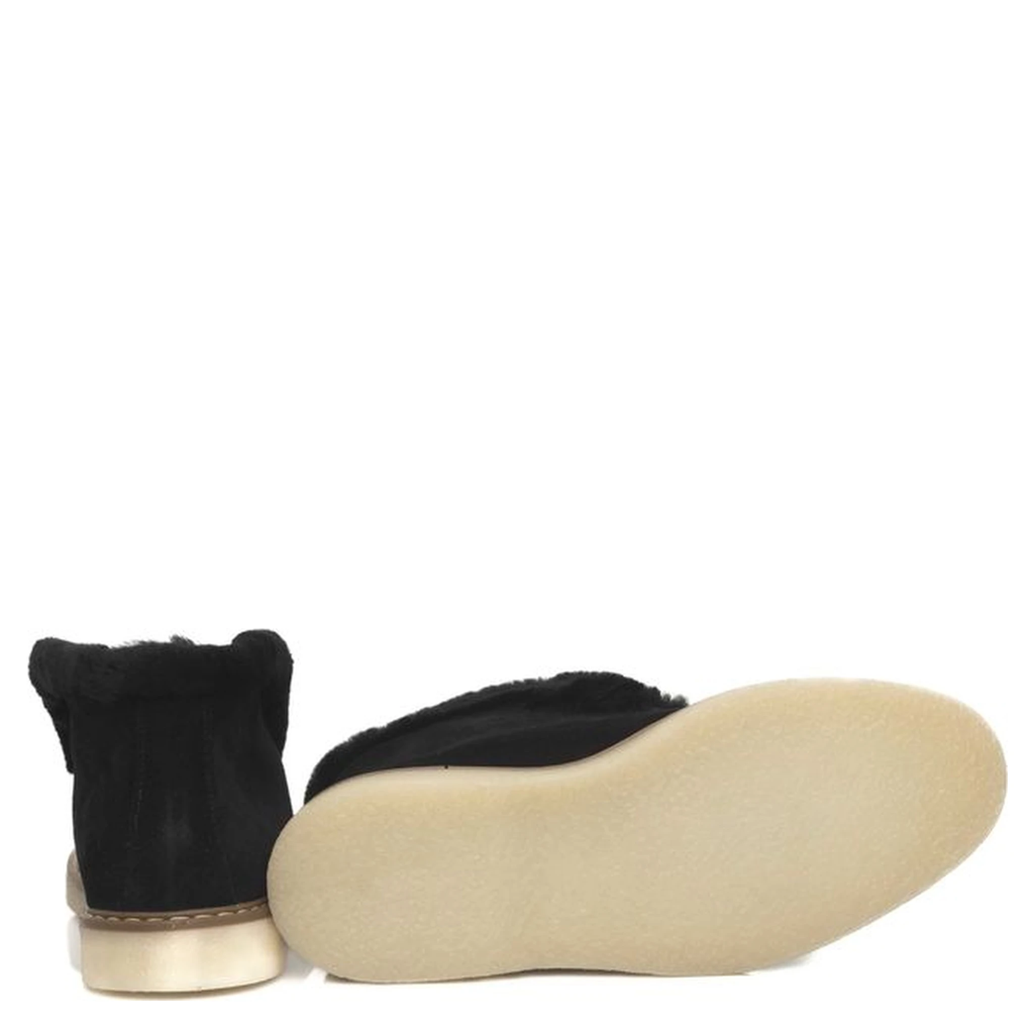 Black Leather Women Boot