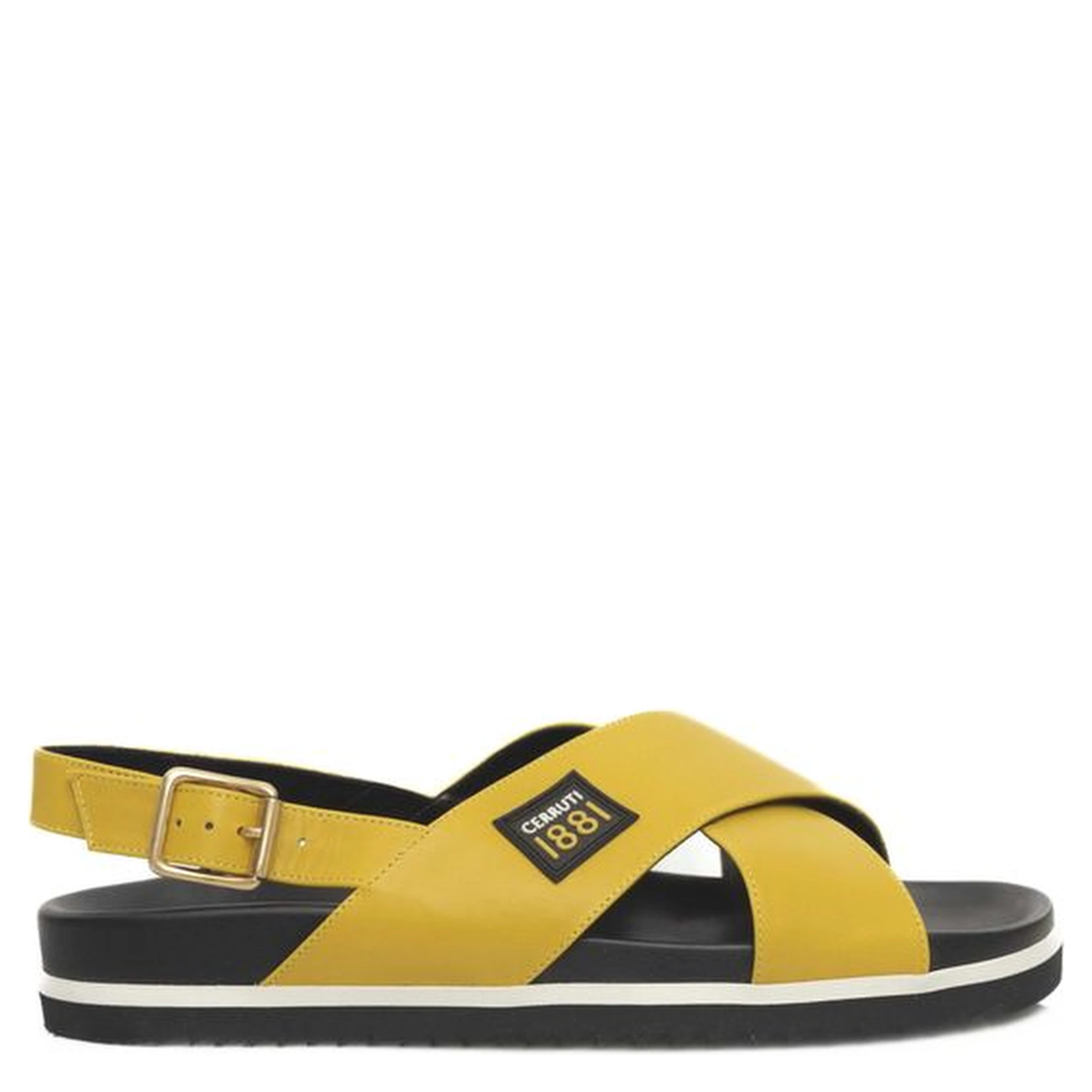 Yellow Calfskin Sandal