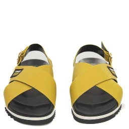 Yellow Calfskin Sandal