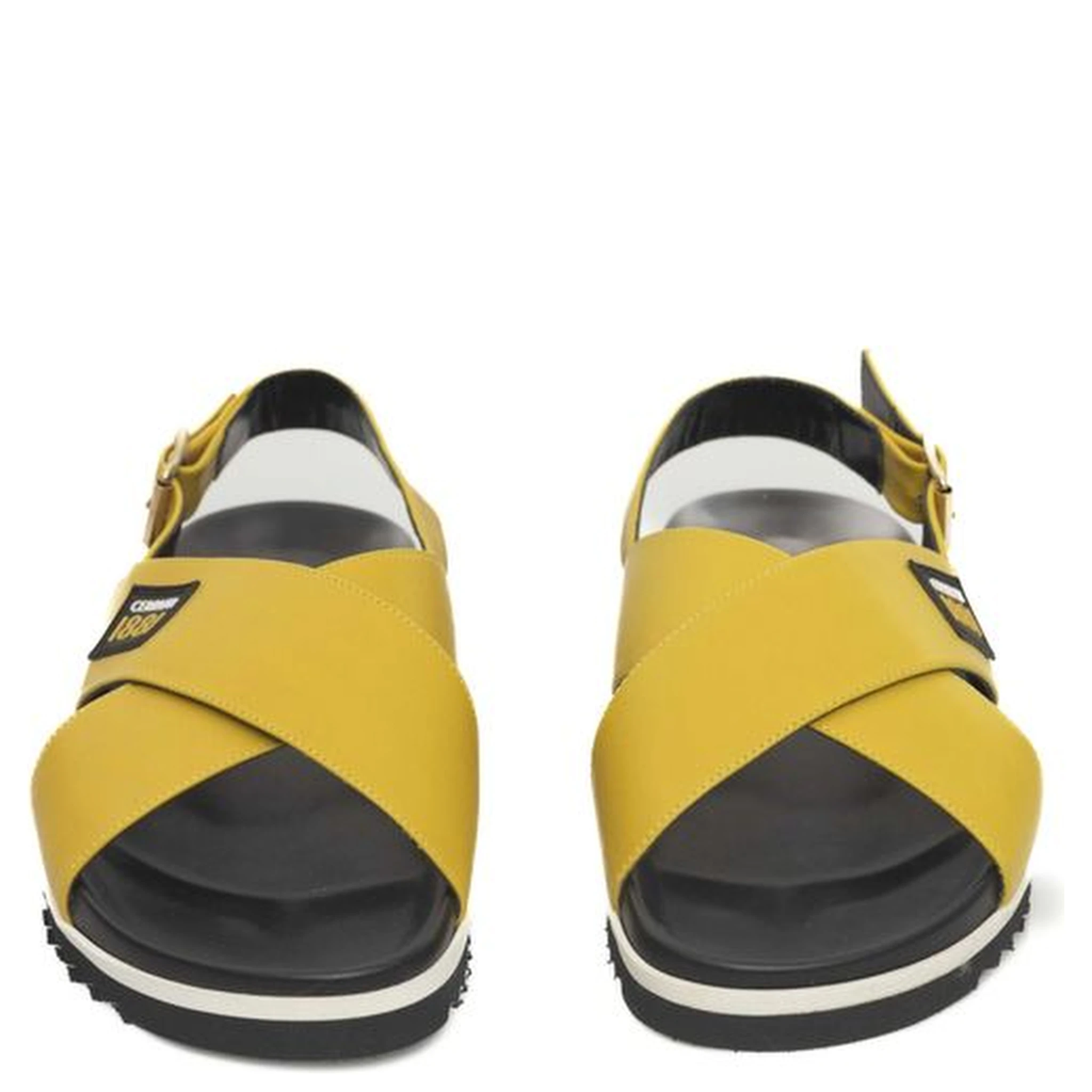 Yellow Calfskin Sandal