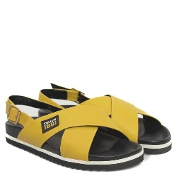 Yellow Calfskin Sandal