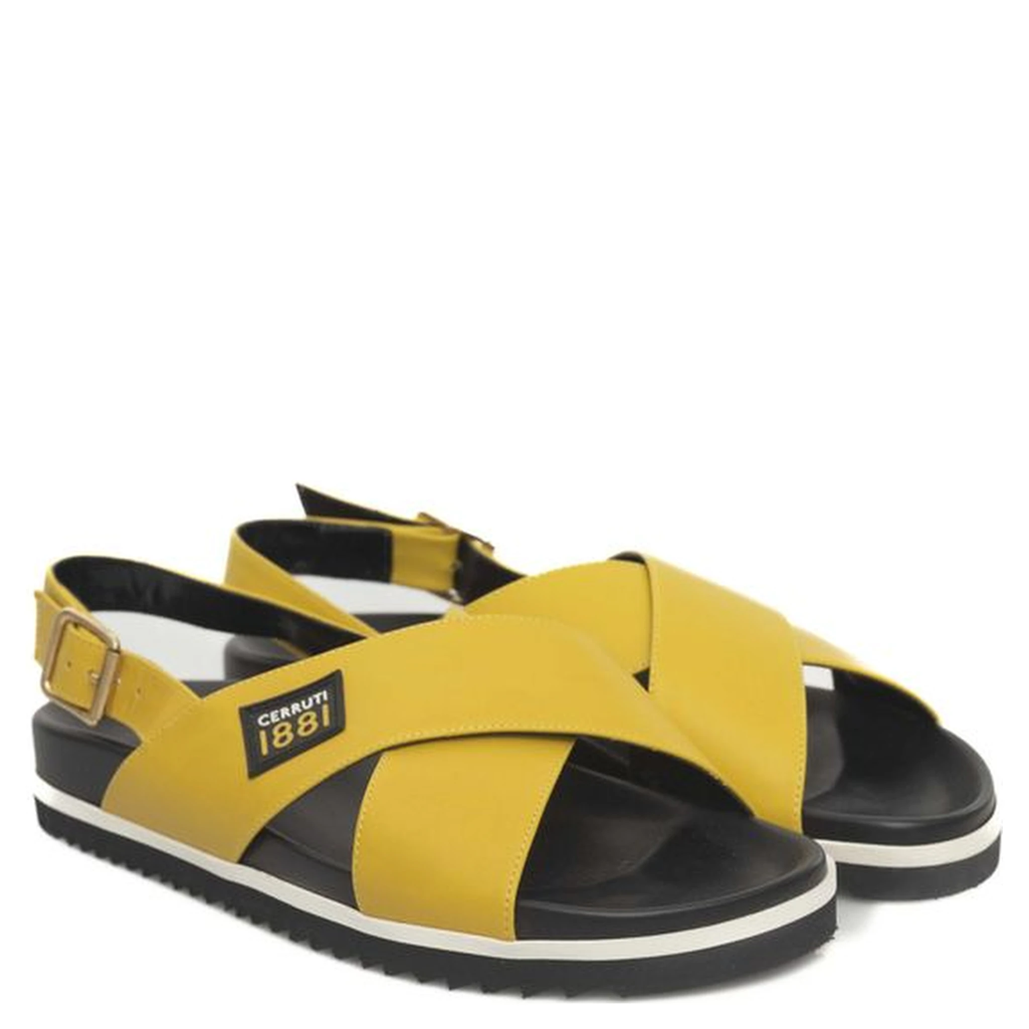 Yellow Calfskin Sandal