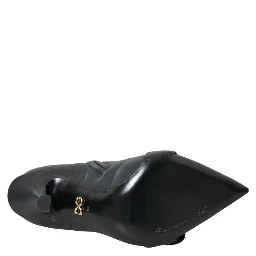 Black Devotion Quilted Buckled Boots Shoes