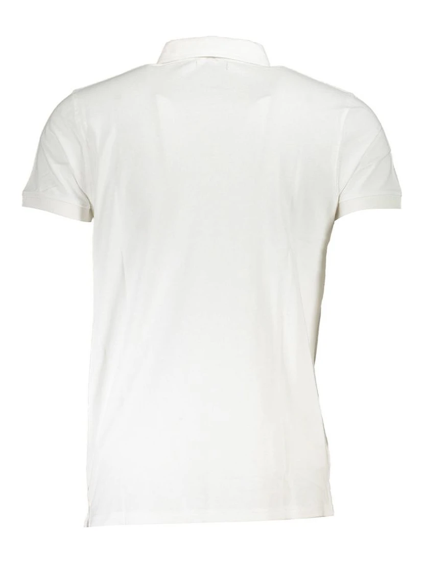White Cotton Polo Shirt