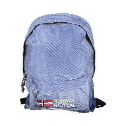 Blue Polyester Backpack