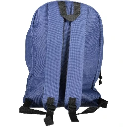 Blue Polyester Backpack