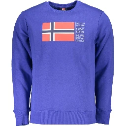 Blue Cotton Sweatshirt