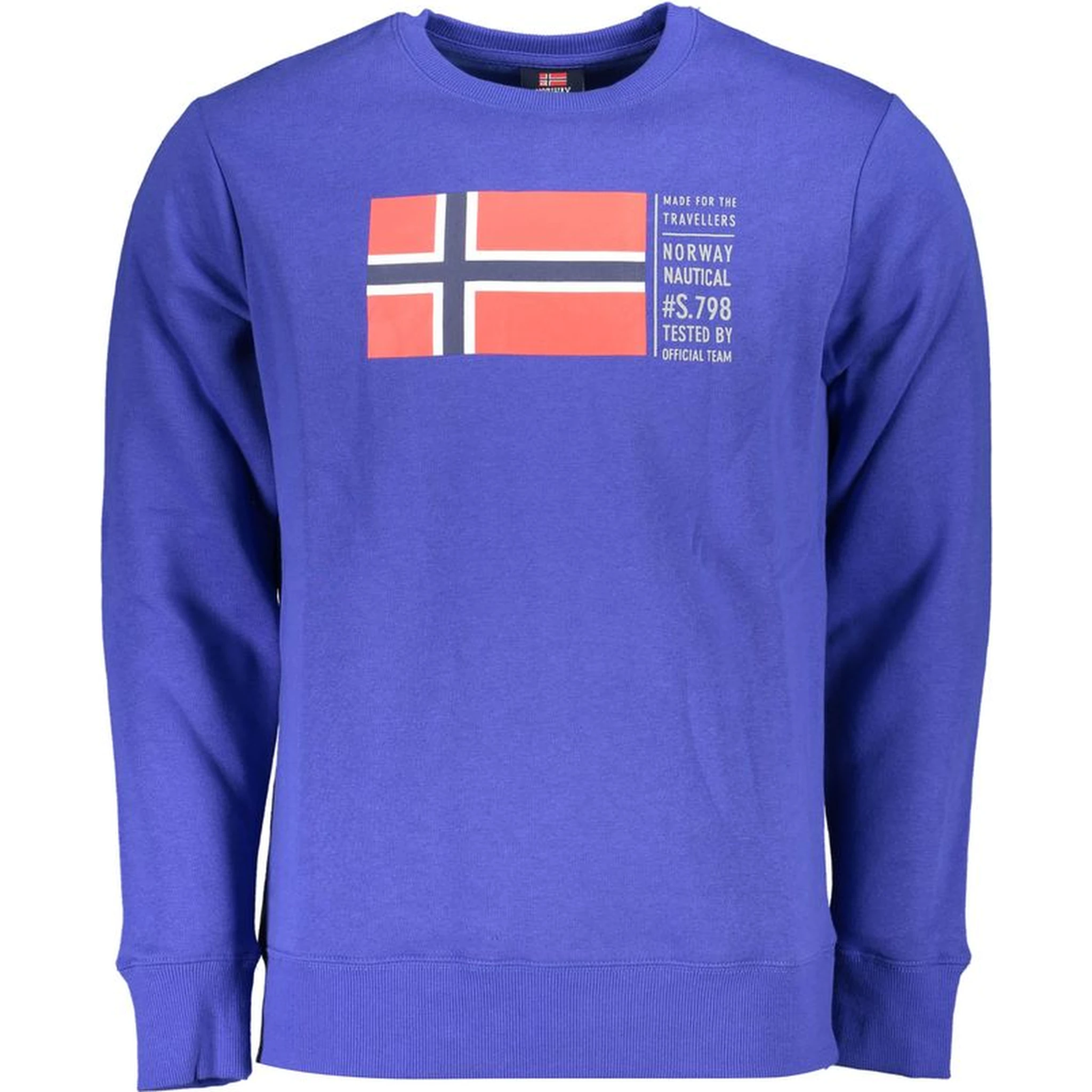 Blue Cotton Sweatshirt