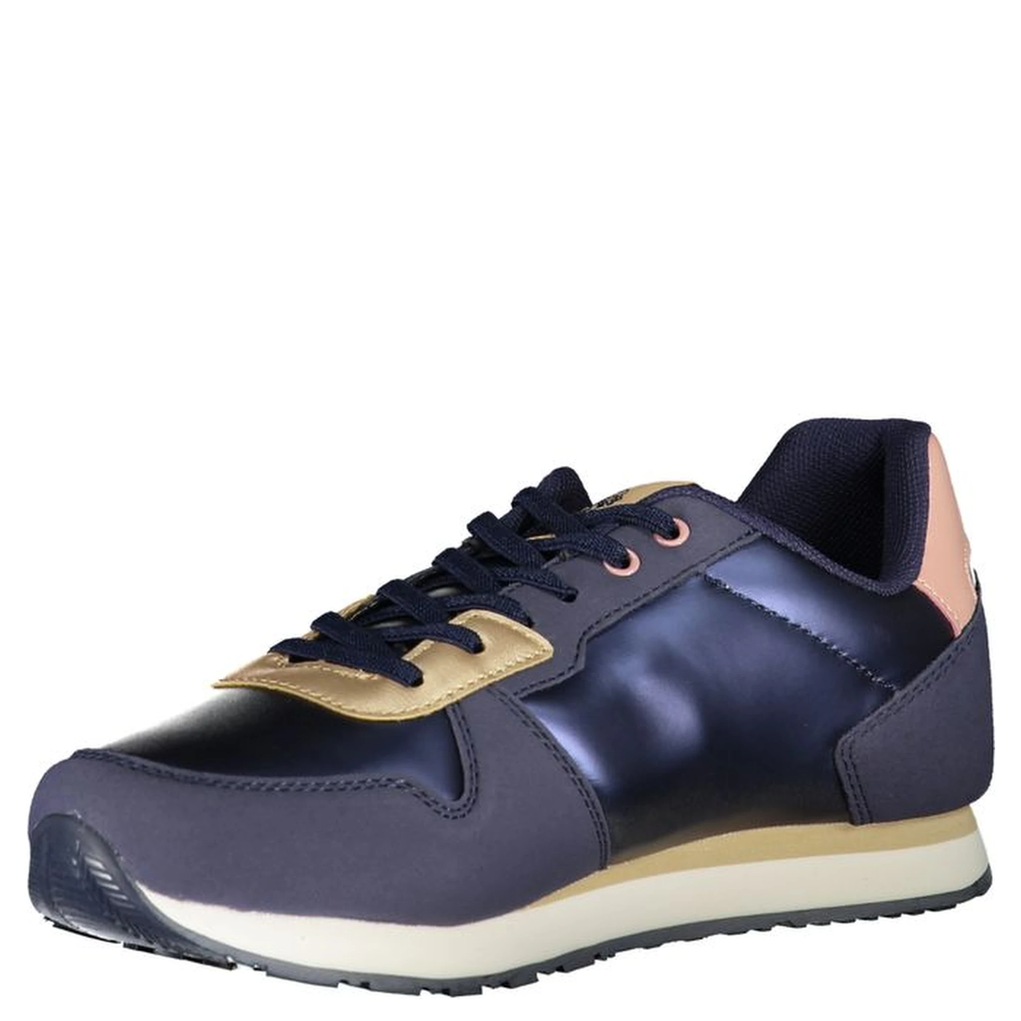 Blue Polyester Sneaker