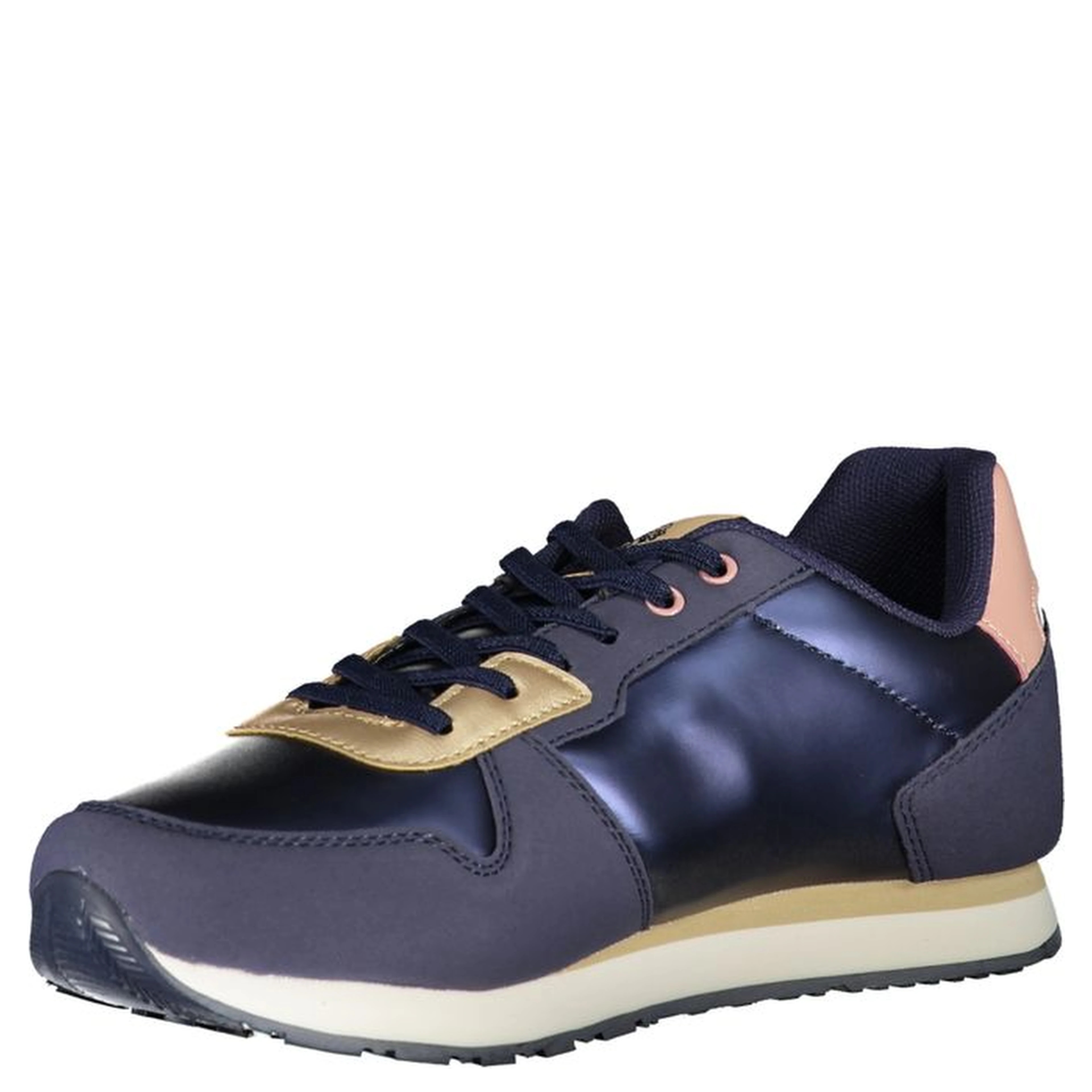 Blue Polyester Sneaker