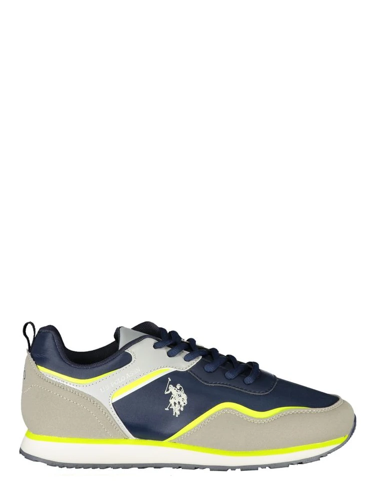 Blue Polyester Sneaker