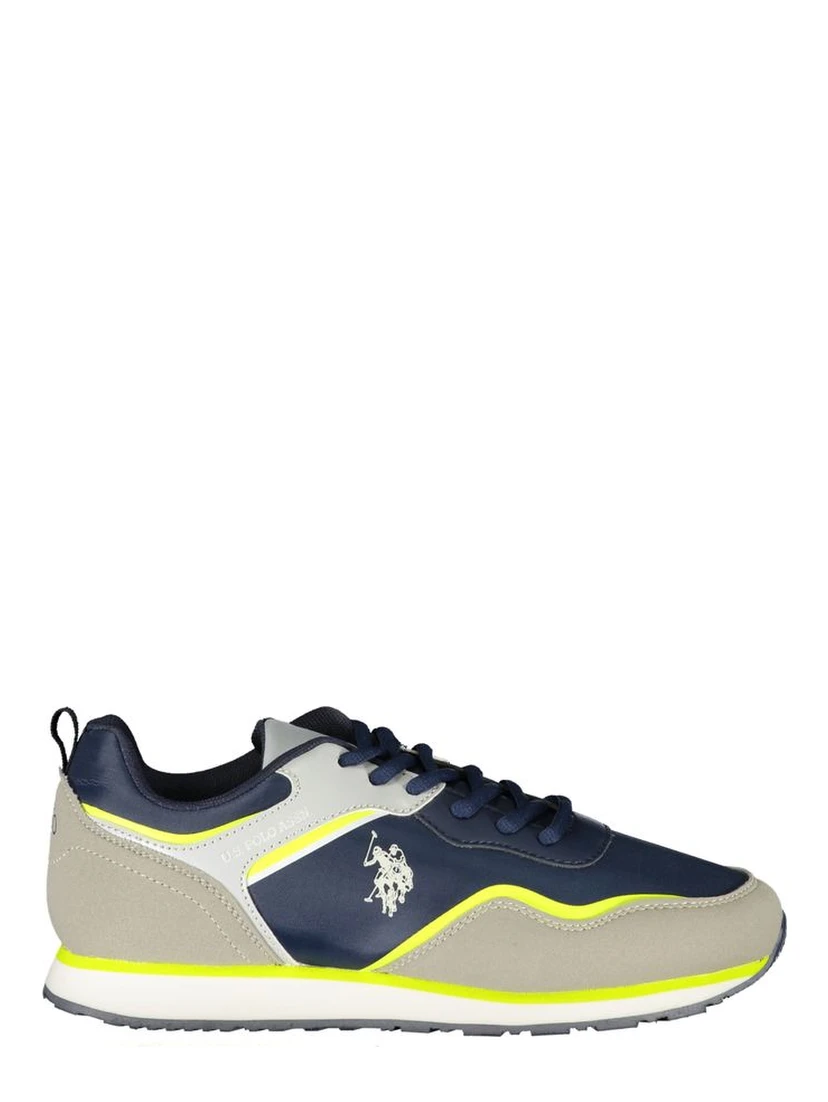 Blue Polyester Sneaker