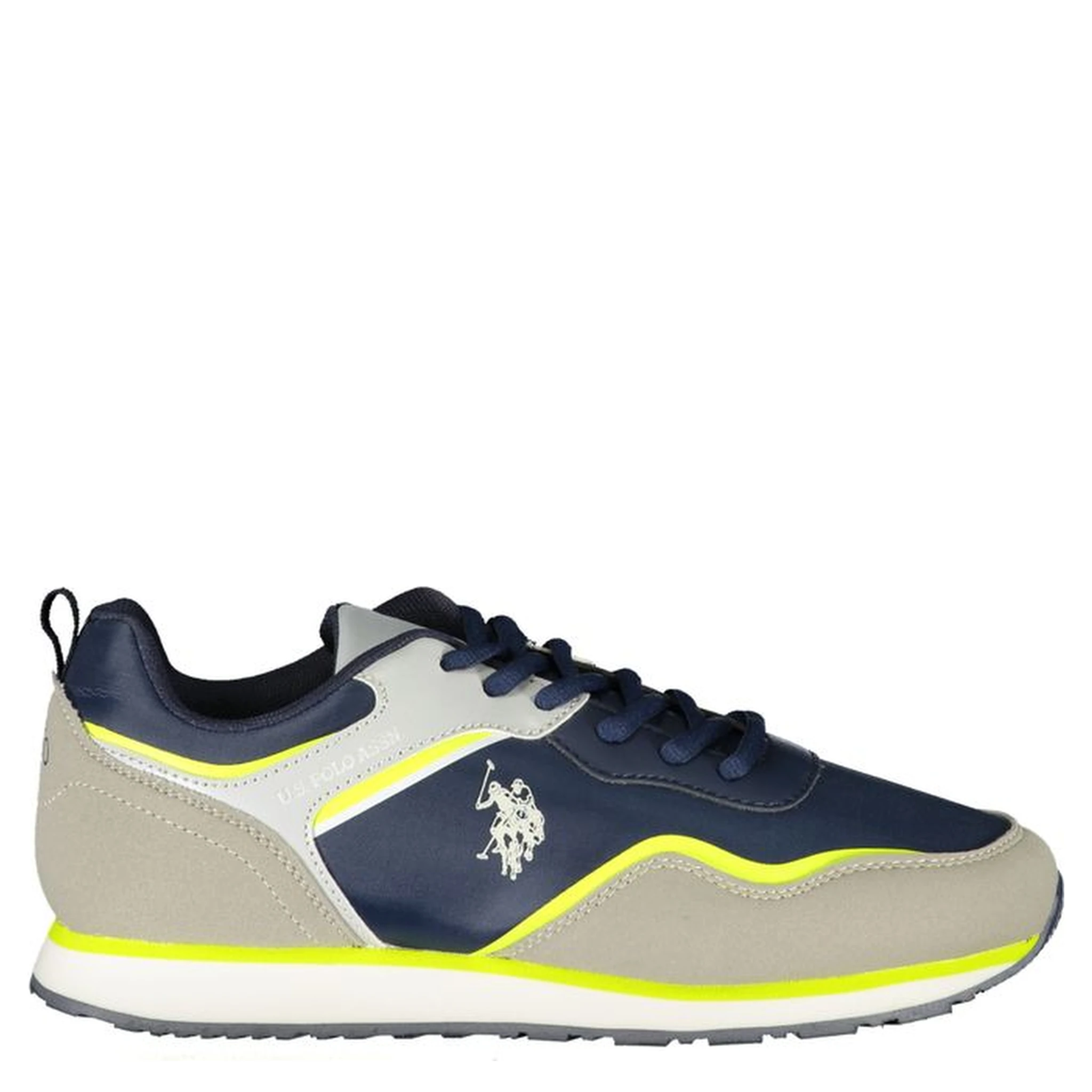 Blue Polyester Sneaker