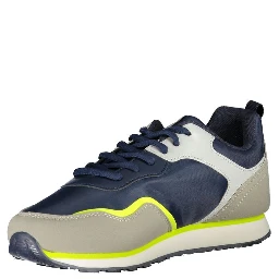 Blue Polyester Sneaker