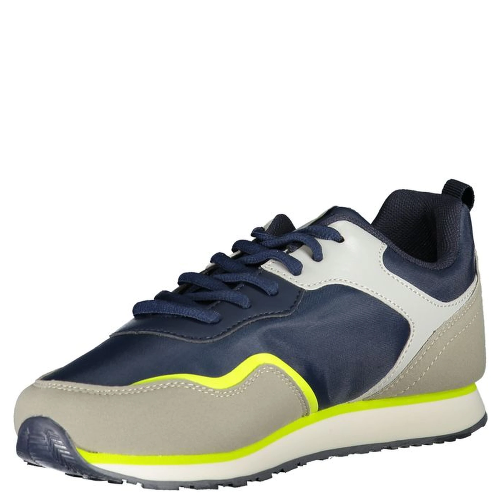 Blue Polyester Sneaker