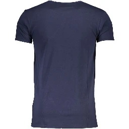 تيشيرت قطني أزرق