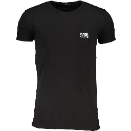 Black Cotton T-Shirt