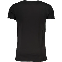 Black Cotton T-Shirt