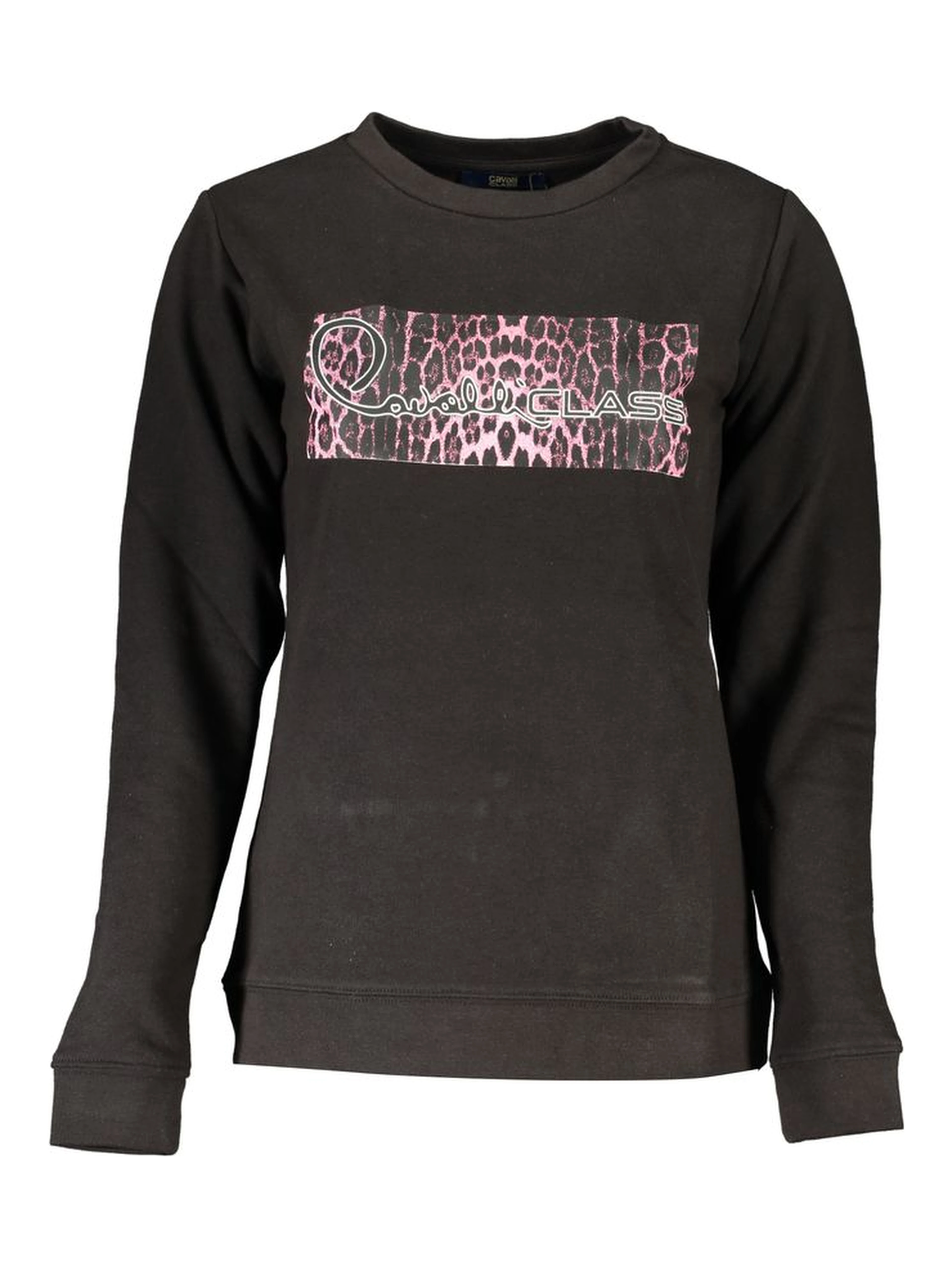 Black Cotton Sweatshirt