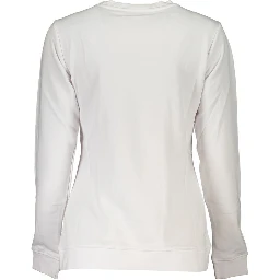 سويت شيرت قطني أبيض