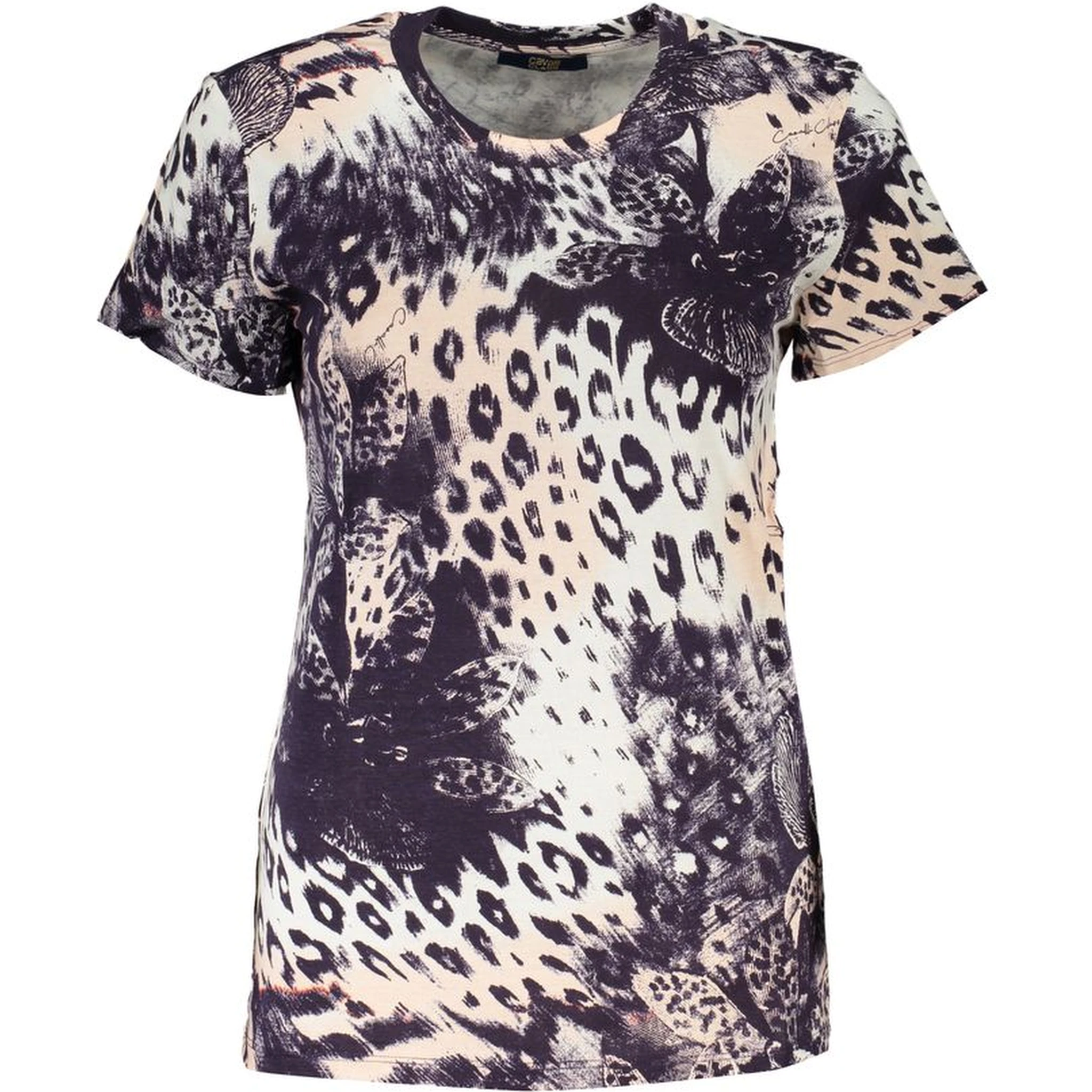 تيشيرت قطني وردي