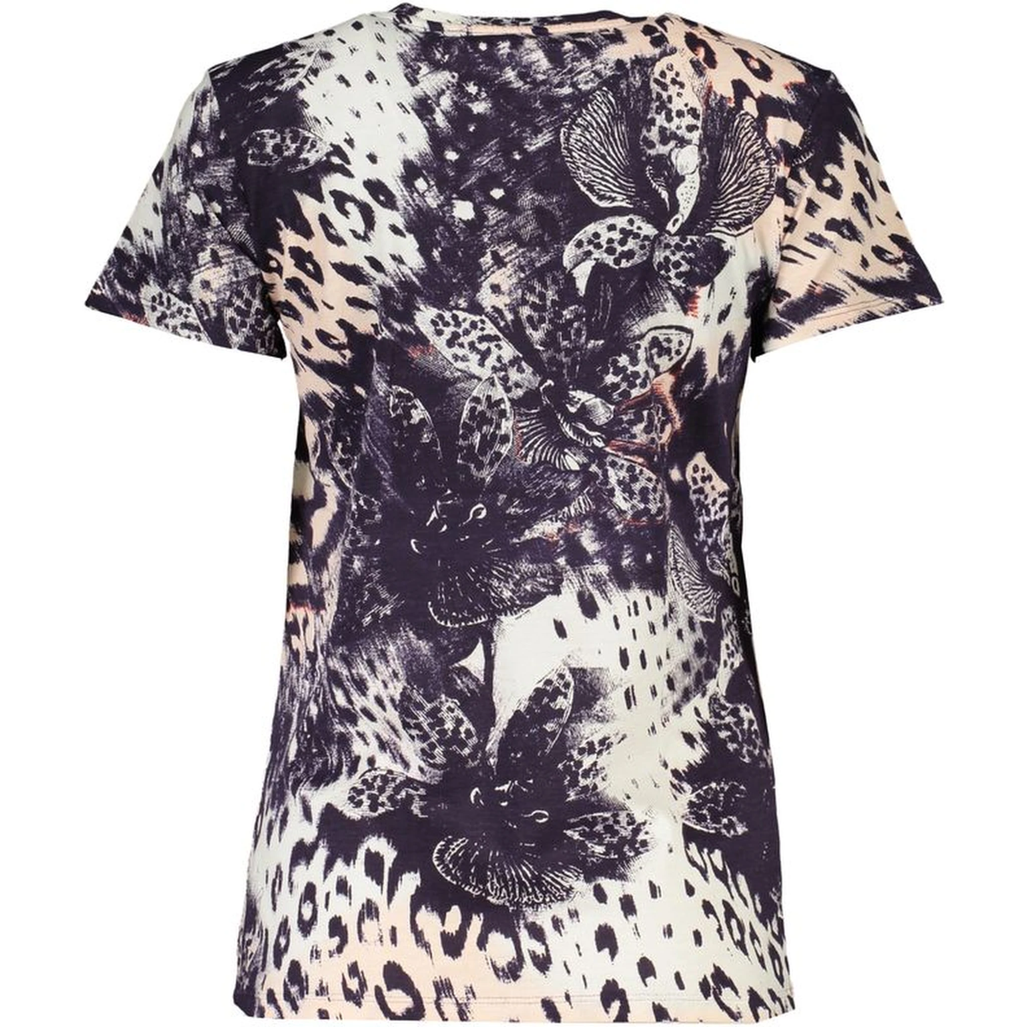 تيشيرت قطني وردي