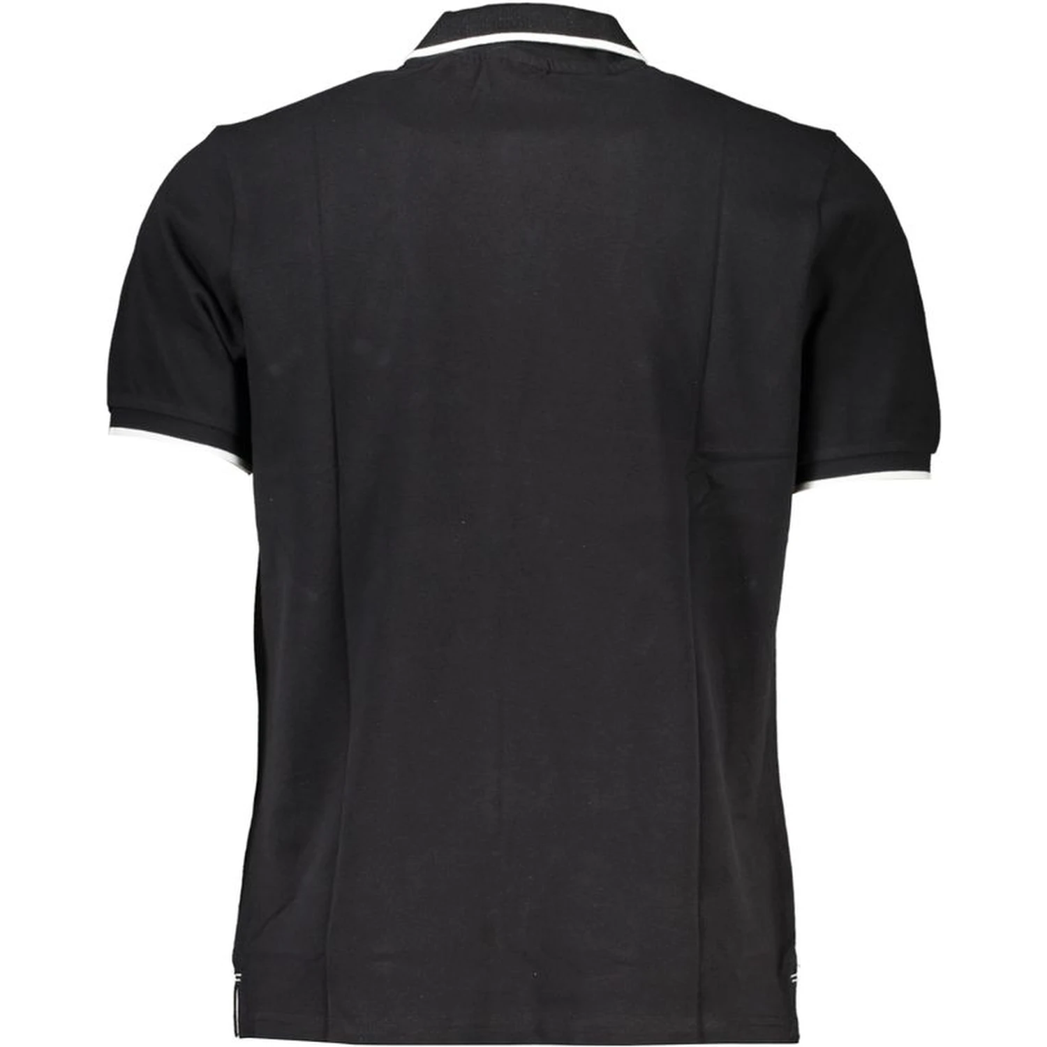Black Cotton Polo Shirt