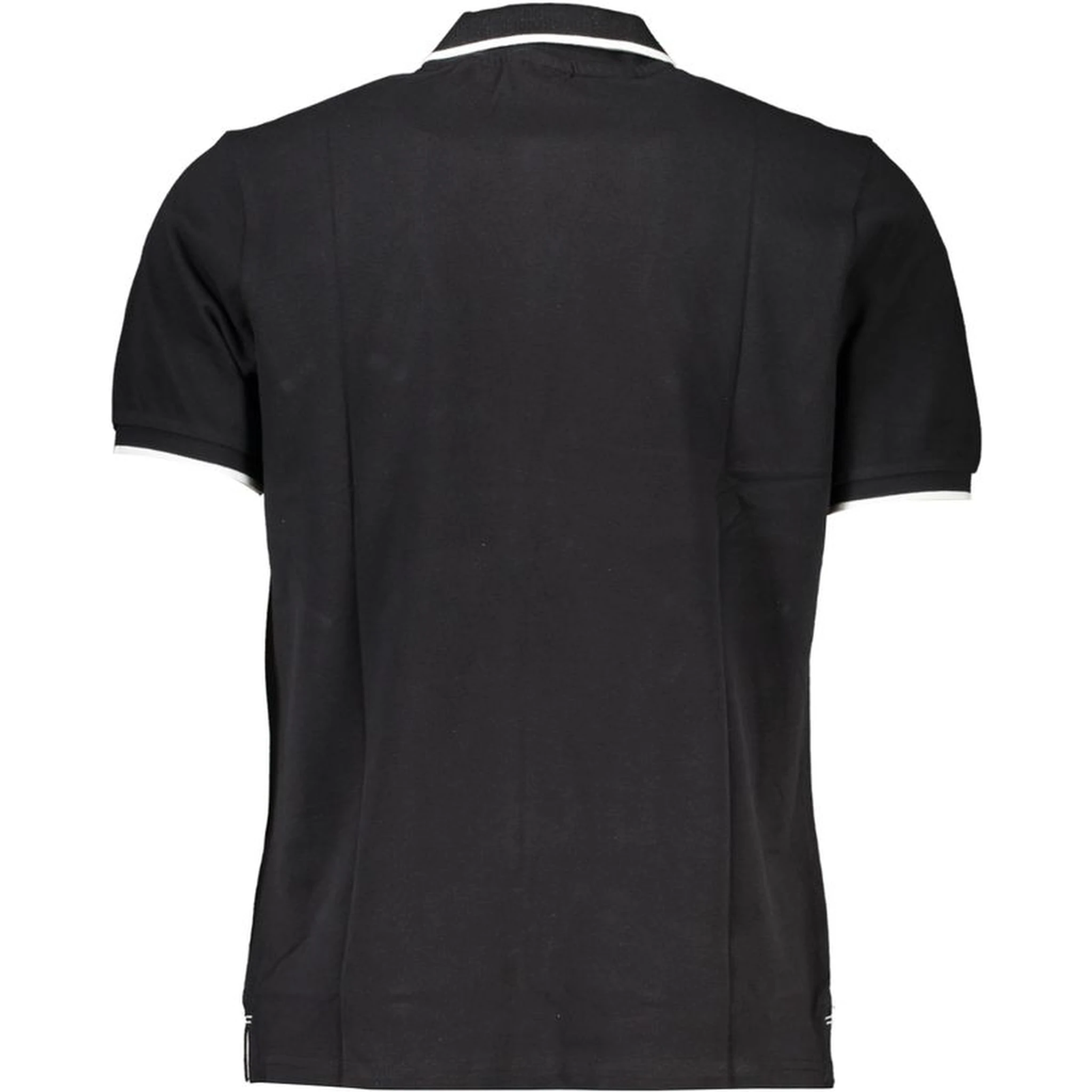 Black Cotton Polo Shirt