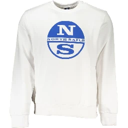 White Cotton Sweatshirt