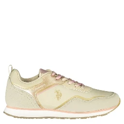 Beige Polyester Sneaker