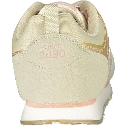 Beige Polyester Sneaker