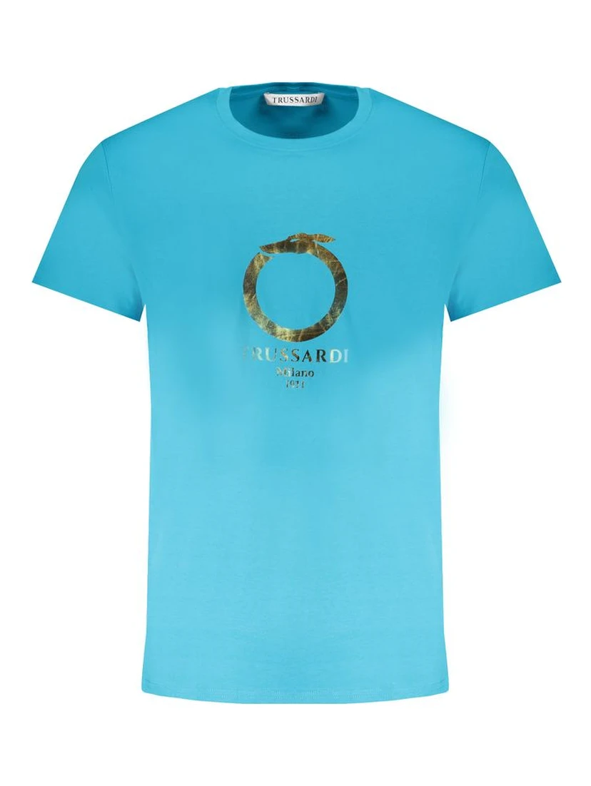 Blue Cotton T-Shirt