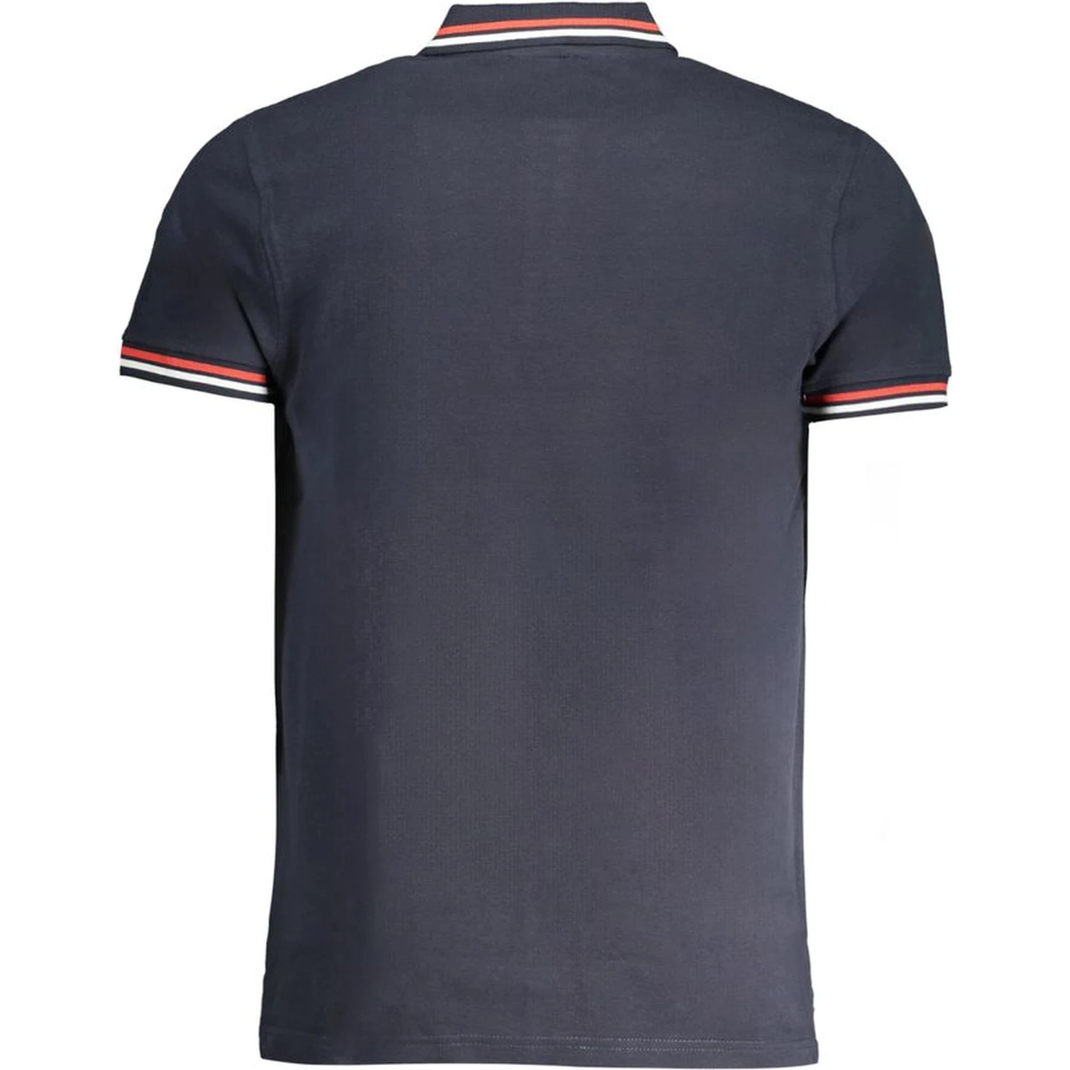 Blue Cotton Polo Shirt