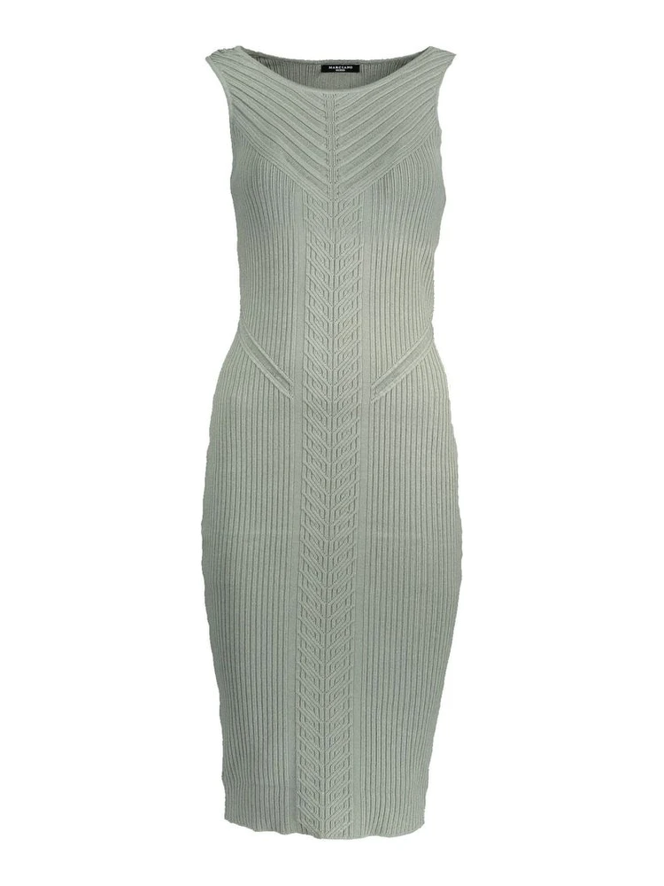 Green Polyester Dress