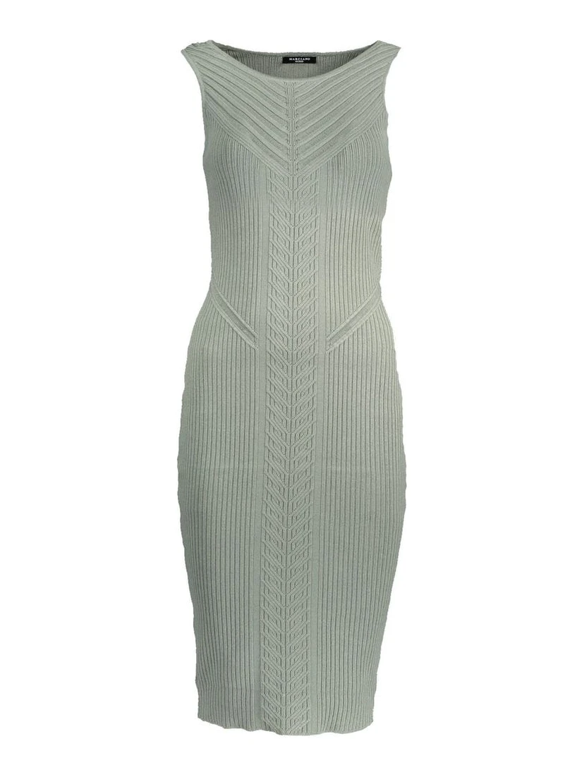 Green Polyester Dress