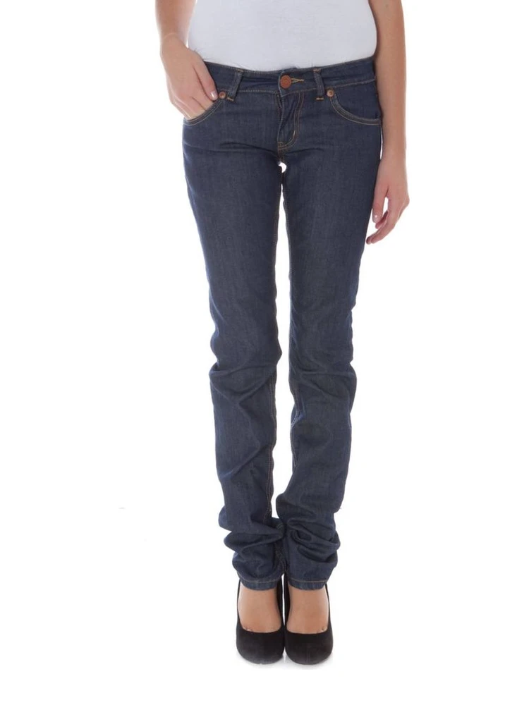 Blue Cotton Jeans Denim