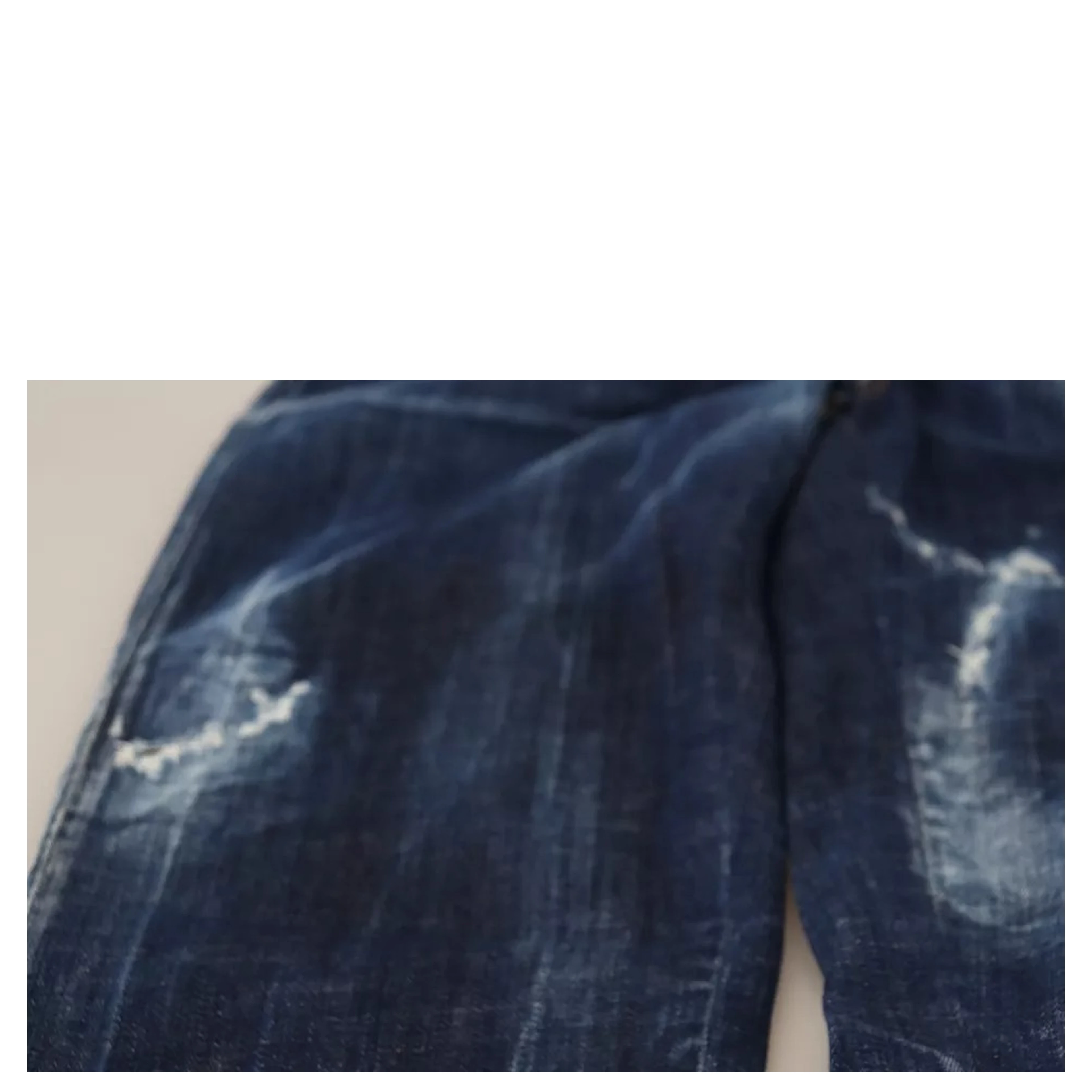 Blue Icon High Waist Straight Denim Boston Jeans