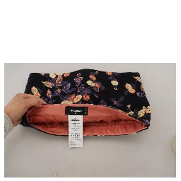 Black Floral Embroidery Mid Waist A-line Mini Skirt