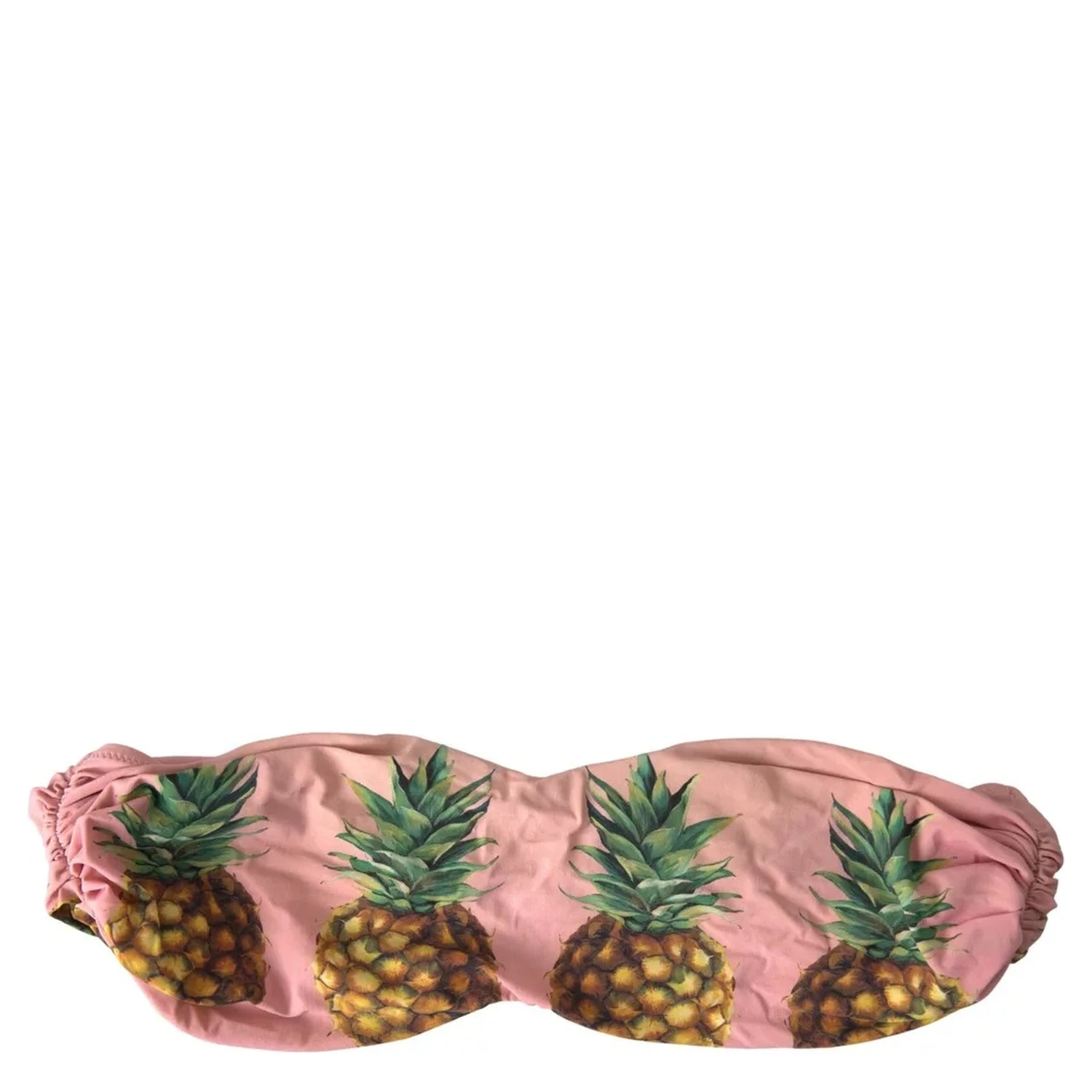 Pink Printed Beachwear Bikini Top Swimsuit