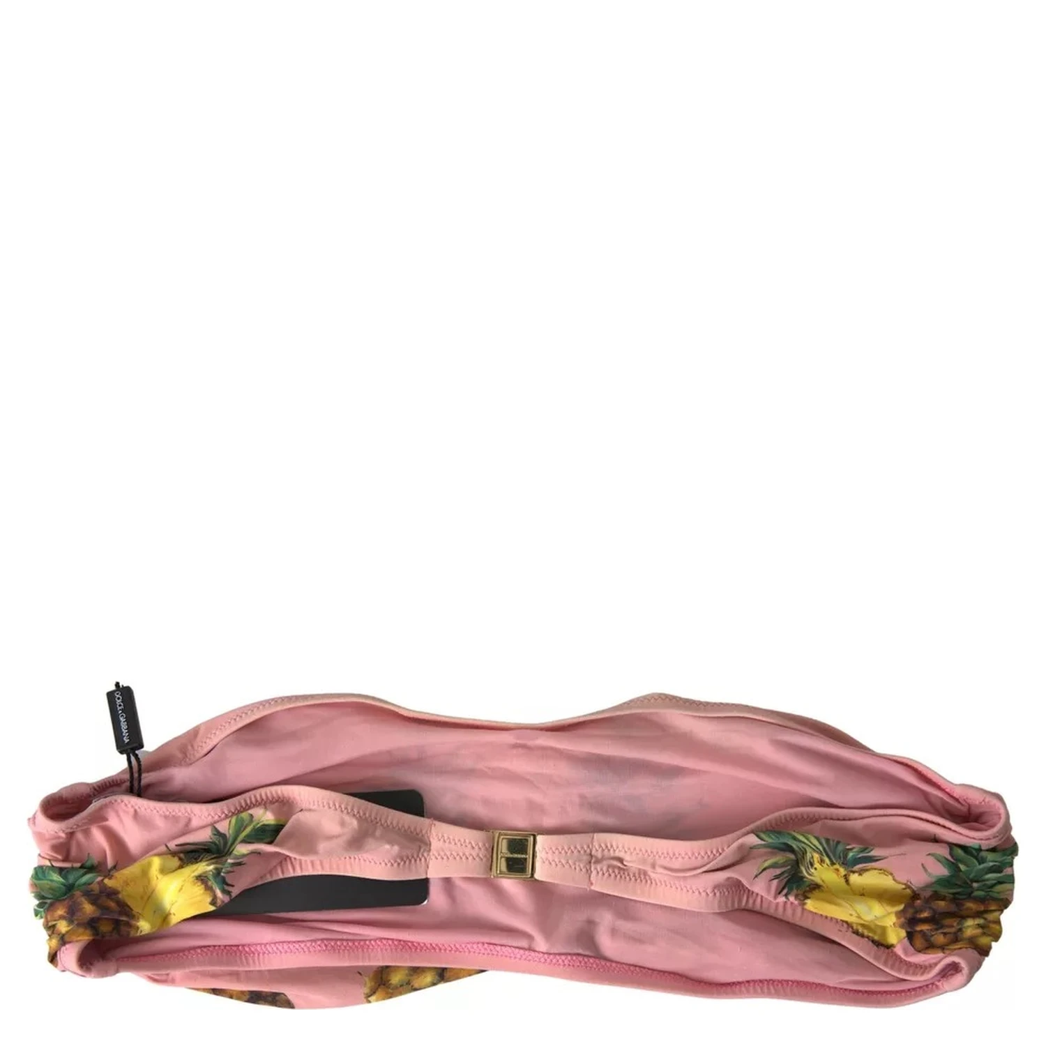 Pink Printed Beachwear Bikini Top Swimsuit