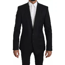 Black Slim Jacket Coat Blazer MARTINI