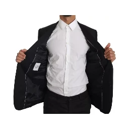 Black Slim Jacket Coat Blazer MARTINI