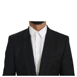 Black Slim Jacket Coat Blazer MARTINI