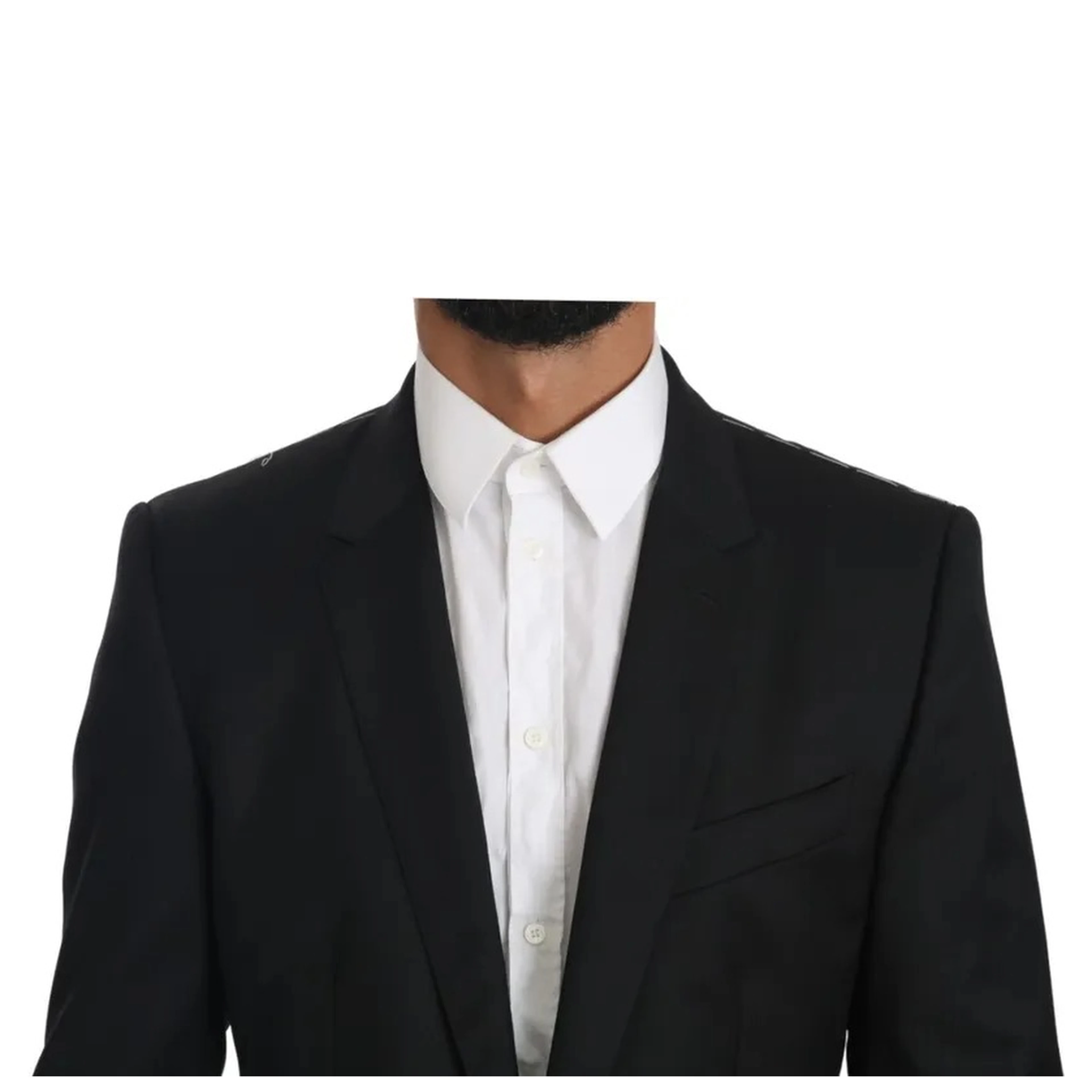 Black Slim Jacket Coat Blazer MARTINI