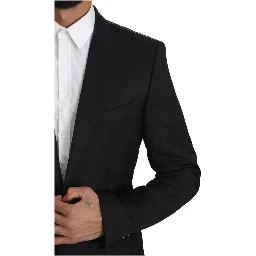 Black Slim Jacket Coat Blazer MARTINI