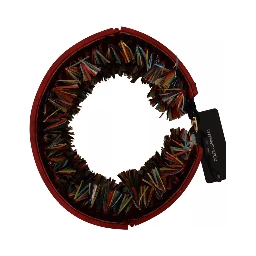 Multicolor Floral Wide Waist Carretto Belt