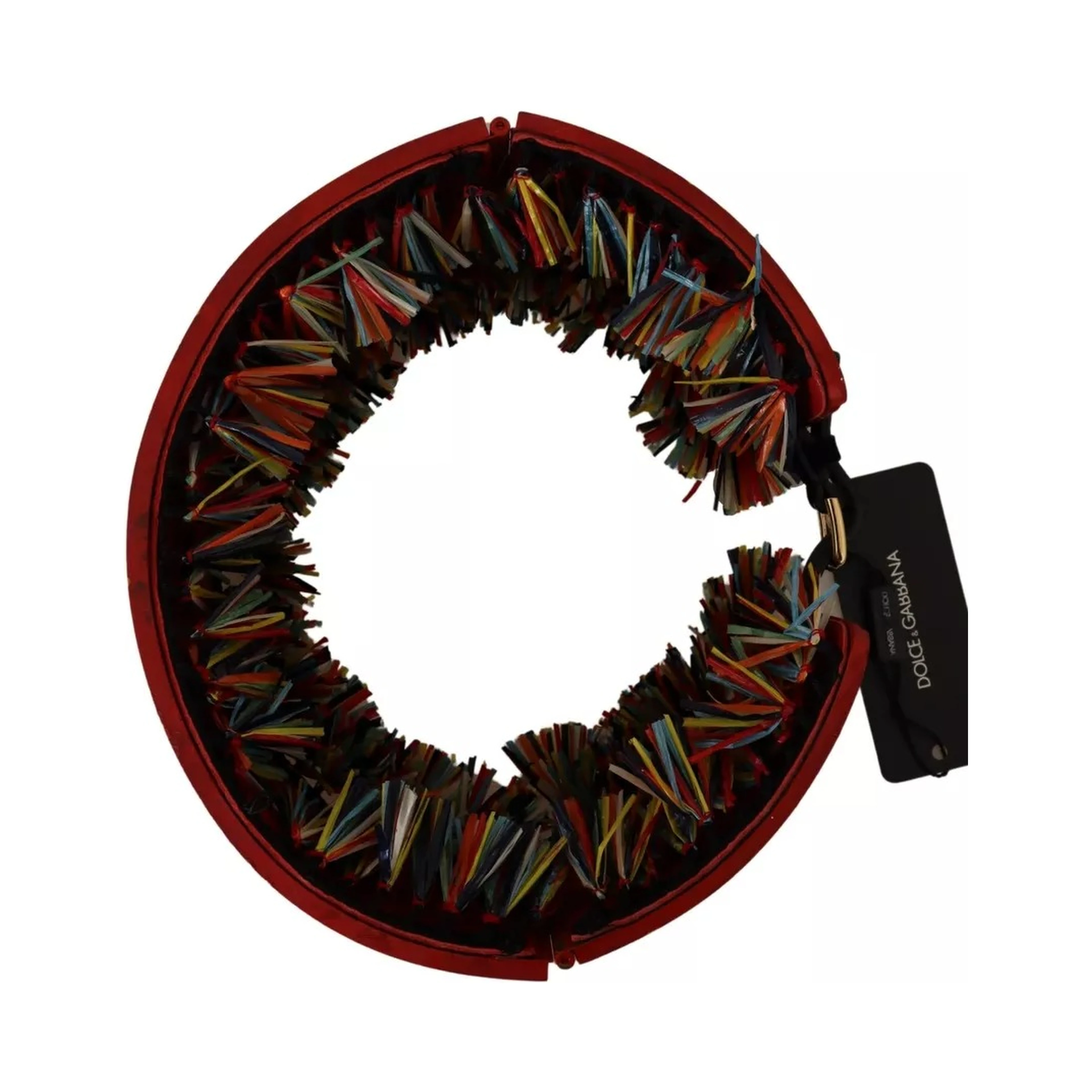 Multicolor Floral Wide Waist Carretto Belt
