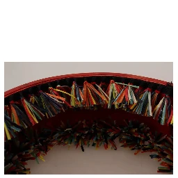 Multicolor Floral Wide Waist Carretto Belt
